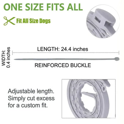 Adjustable insect repellent collar for pets