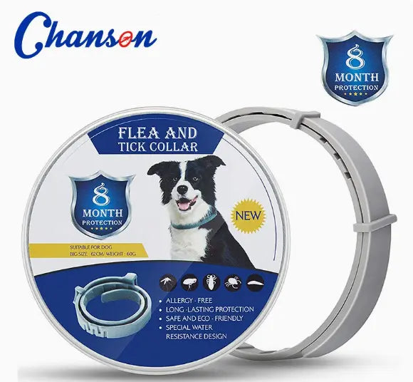 Adjustable insect repellent collar for pets